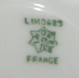 Antique Art Nouveau Limoges Demitasse Cup/Saucer -1891-1914 - Mark