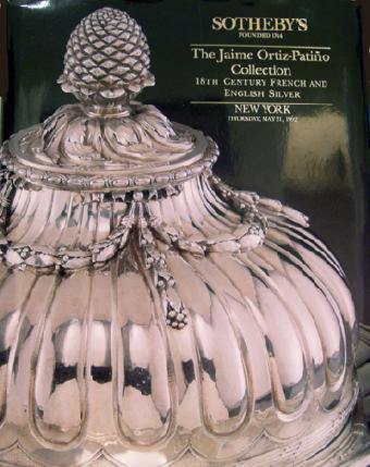Sothebys Auction Catalogue Important Silver Jaime Ortiz-Patino