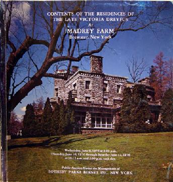 Sotheby Parke Bernet Auction Catalogue: Madrey Farm 1976