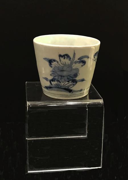  Antique Japanese Sometsuke (Blue and White) Soba Choko Cup 