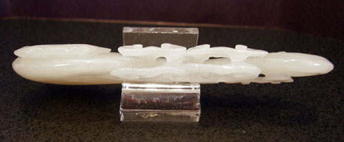 White Jade Ruyi Carving Side View