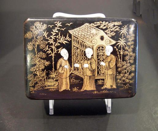 Chinese Export Lacquer Box 
