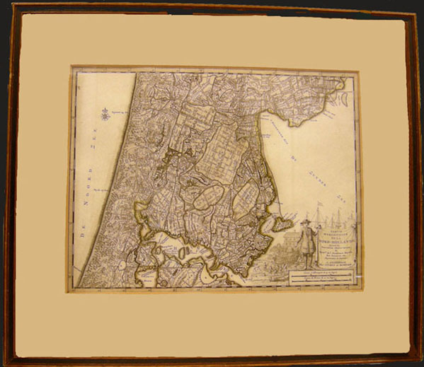 Rare Antique Dutch Map2 by Covens & Mortier c. 1750